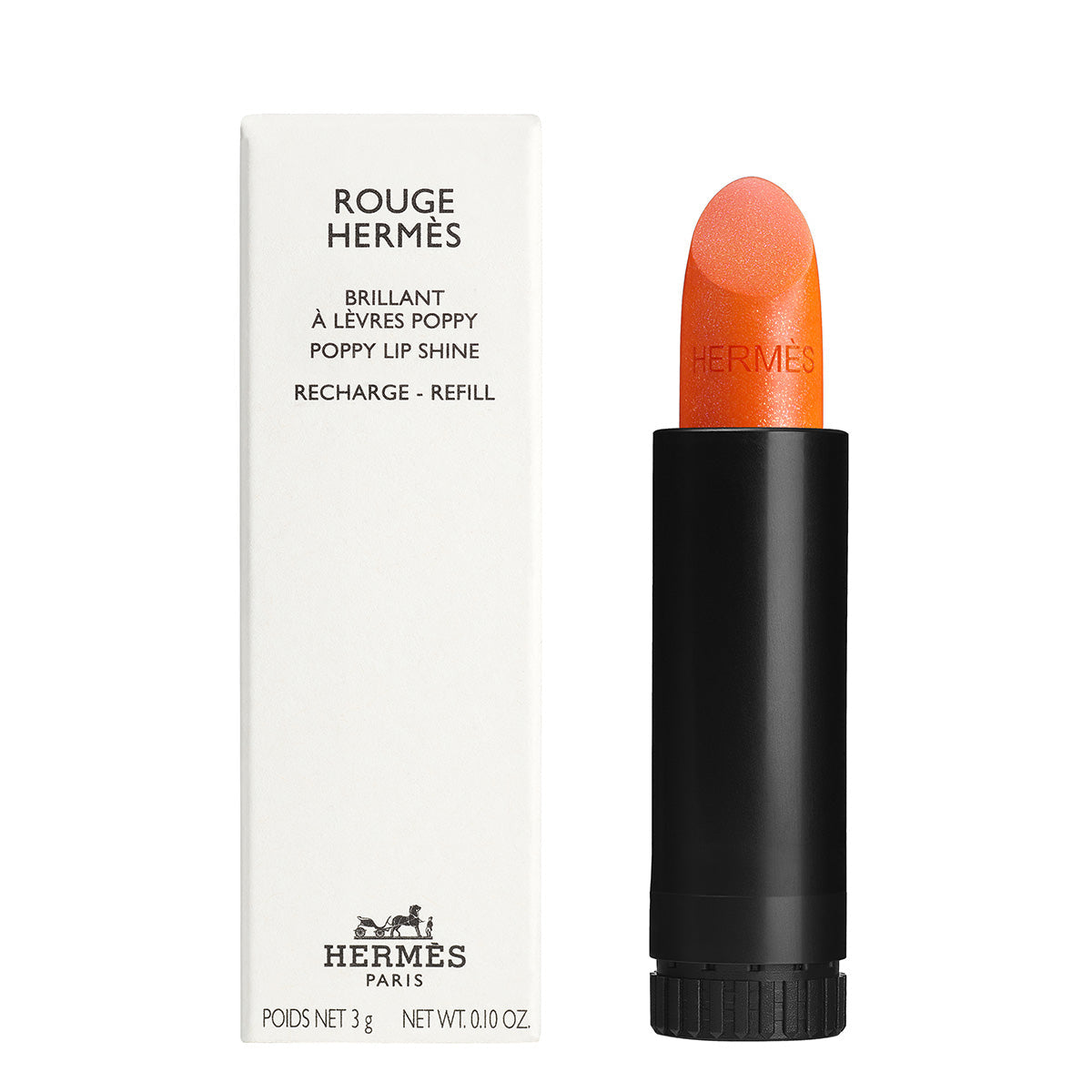 Rouge Hermès, Poppy Lip Shine Refill | escentials.com