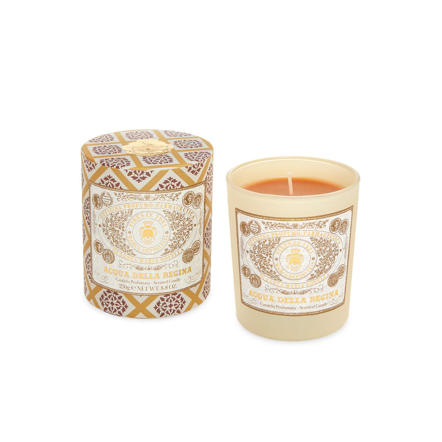 Acqua della Regina Scented Candle with Glass