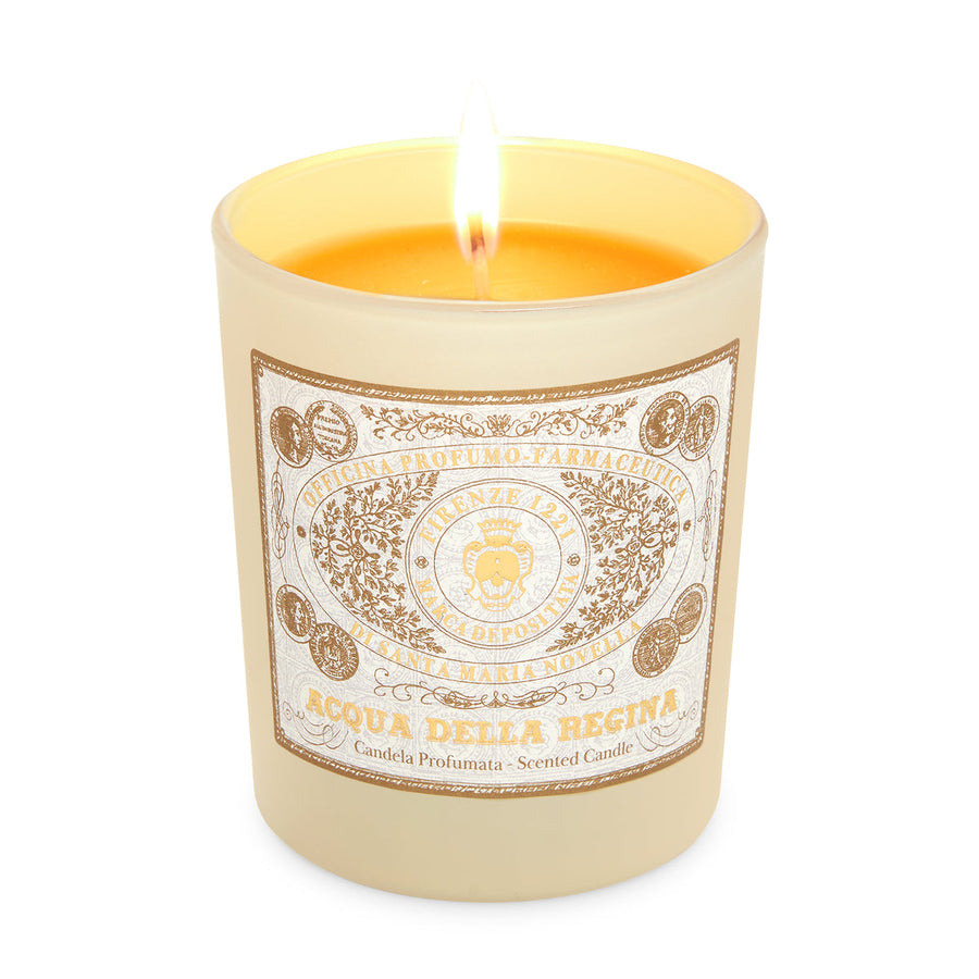 Acqua della Regina Scented Candle with Glass