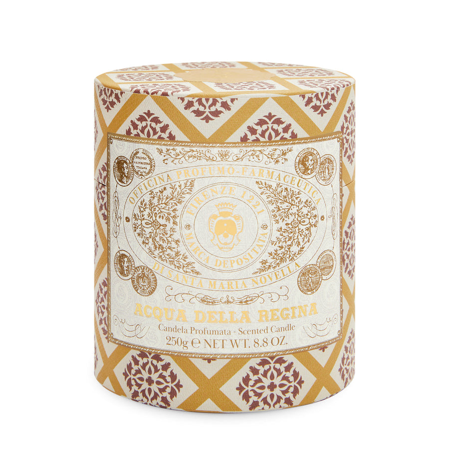 Acqua della Regina Scented Candle with Glass