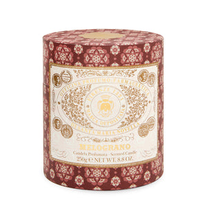 Melograno Scented Candle with Glass