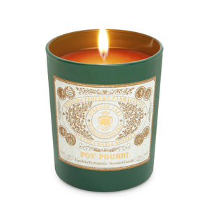 Pot Pourri Scented Candle with Glass