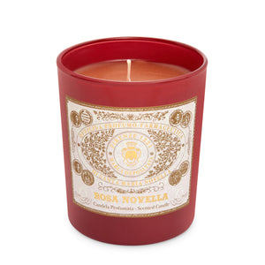 Rosa Novella Scented Candle with Glass