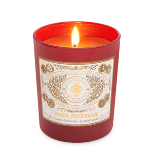 Rosa Novella Scented Candle with Glass