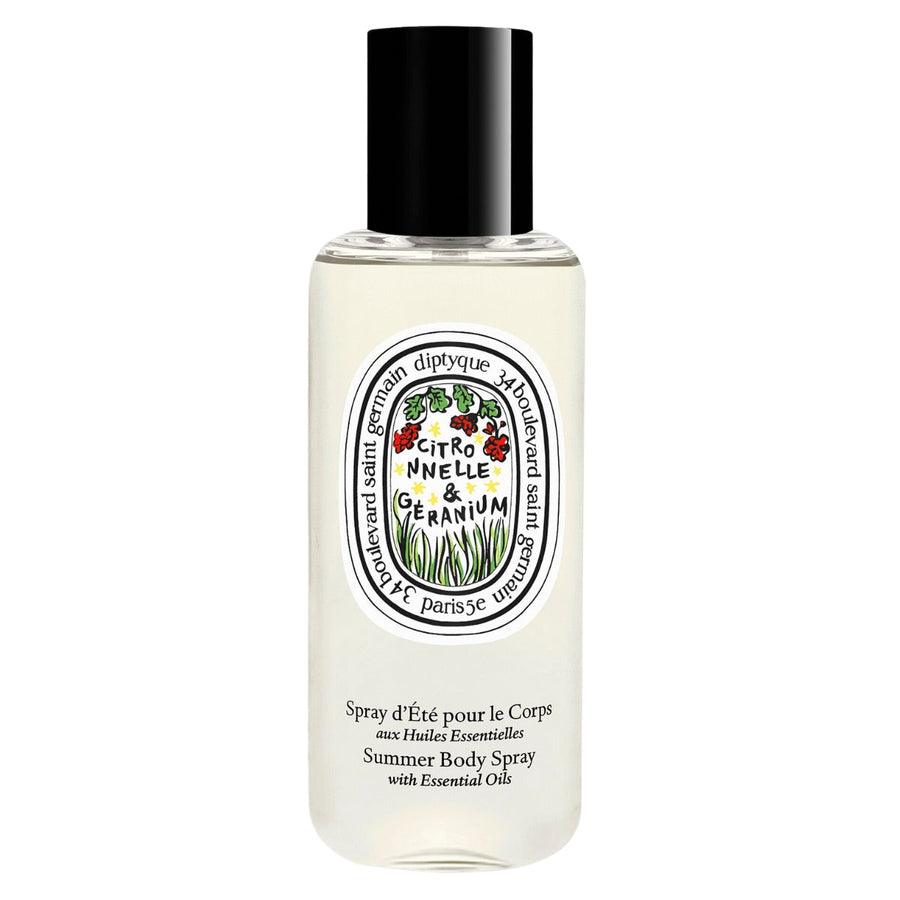 Lemongrass & Geranium - Summer body spray with essential oils