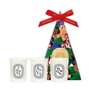 Surprise Pouch with 3 Miniature Candles Holiday Edition