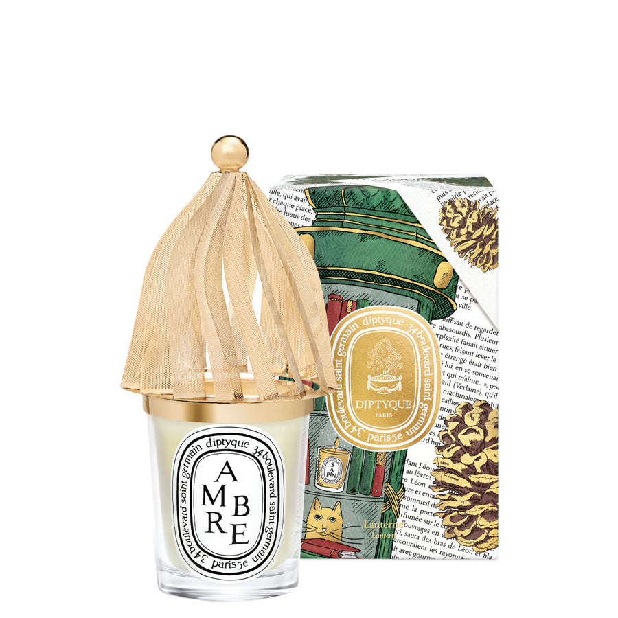 Holiday Lantern - For classic candle