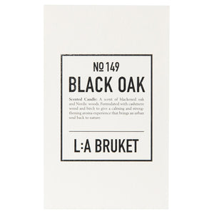 L:A Bruket - 149 Scented Candle Black Oak - escentials.com