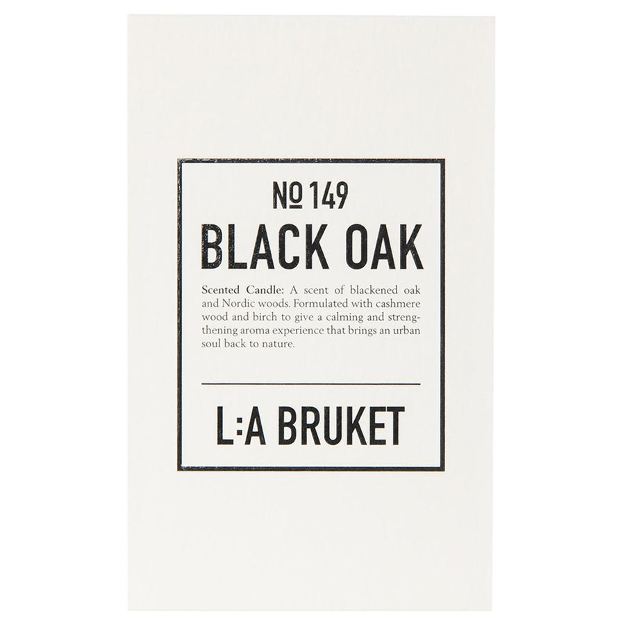 L:A Bruket - 149 Scented Candle Black Oak - escentials.com