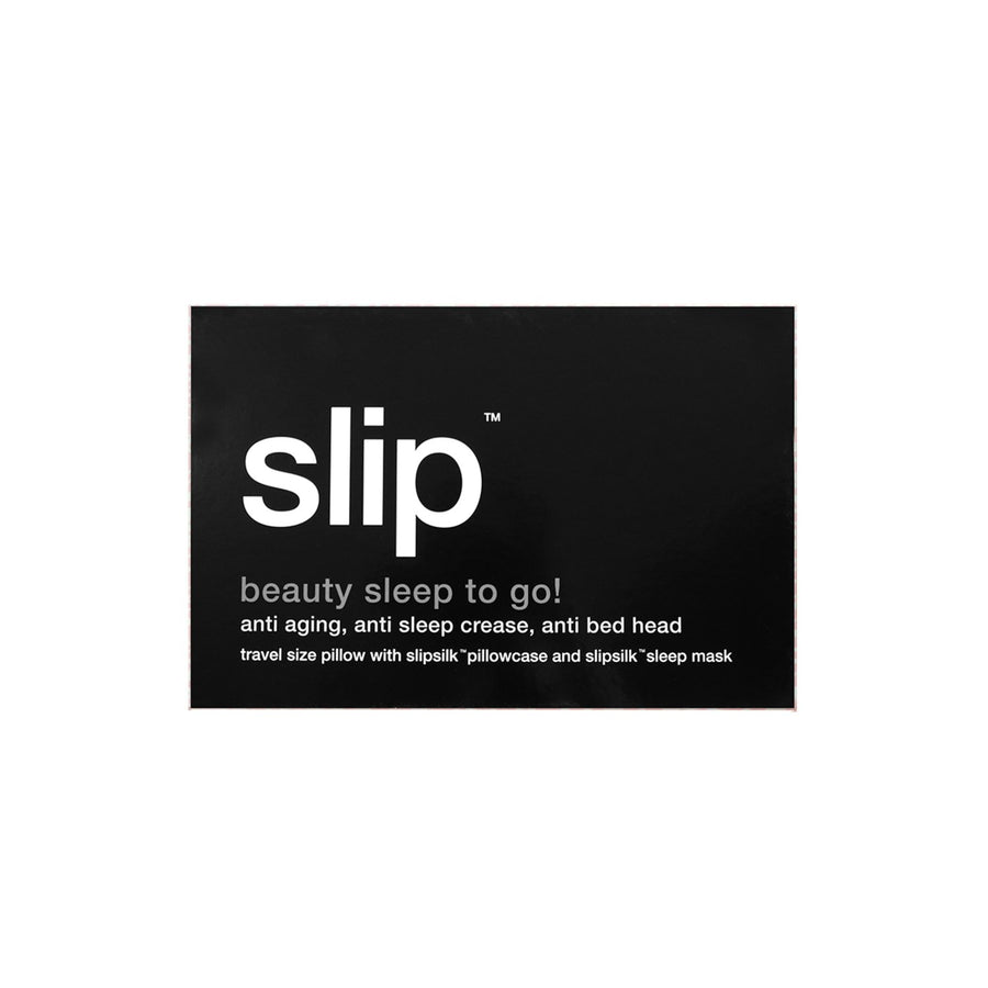 Slip - Beauty Sleep To Go! Black Travel Set - escentials.com
