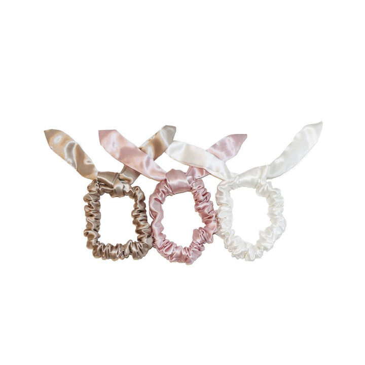 Slip - Bunny Scrunchies - Caramel, Pink, White - escentials.com